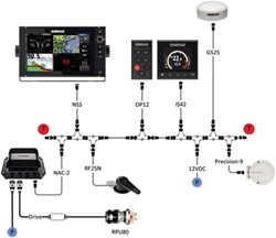 Simrad OP12 Autopilot bediening