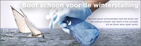 Boot schoon voor de winterstalling