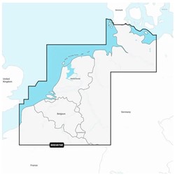 Garmin Navionics+™ | NSEU076R | microSD™/SD™ | Benelux en Duitsland, West - Alleen voor Garmin plotters!