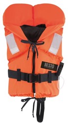 Besto Racingbelt 40N vastestof reddingsvest - oranje - 20/30 kg - kruisband