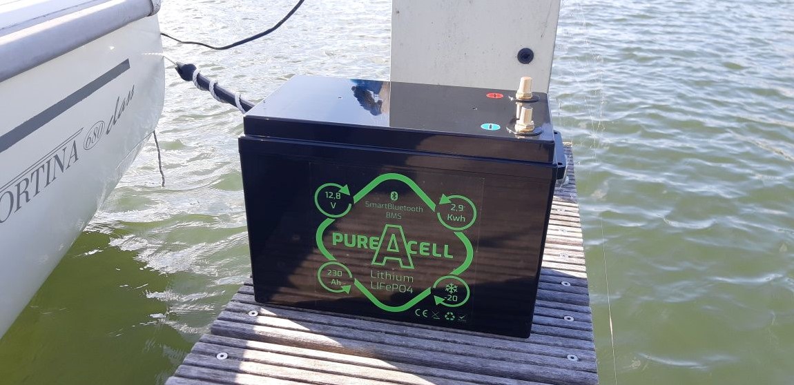 PureAcell® LiFePO4 230Ah / 2.9kWh Lithium accu met verwarming Kniest